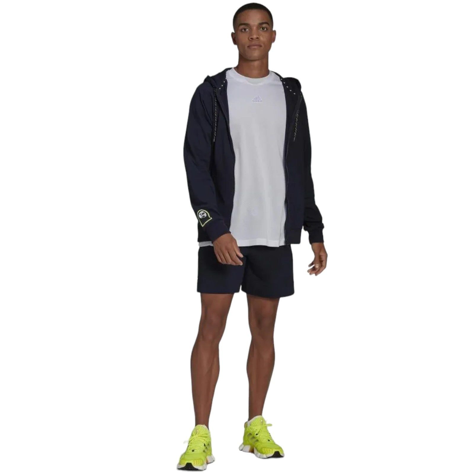 adidas Lightweight AEROREADY Summer Full-Zip Hoodie - Navy - ViaductClothing -  -  