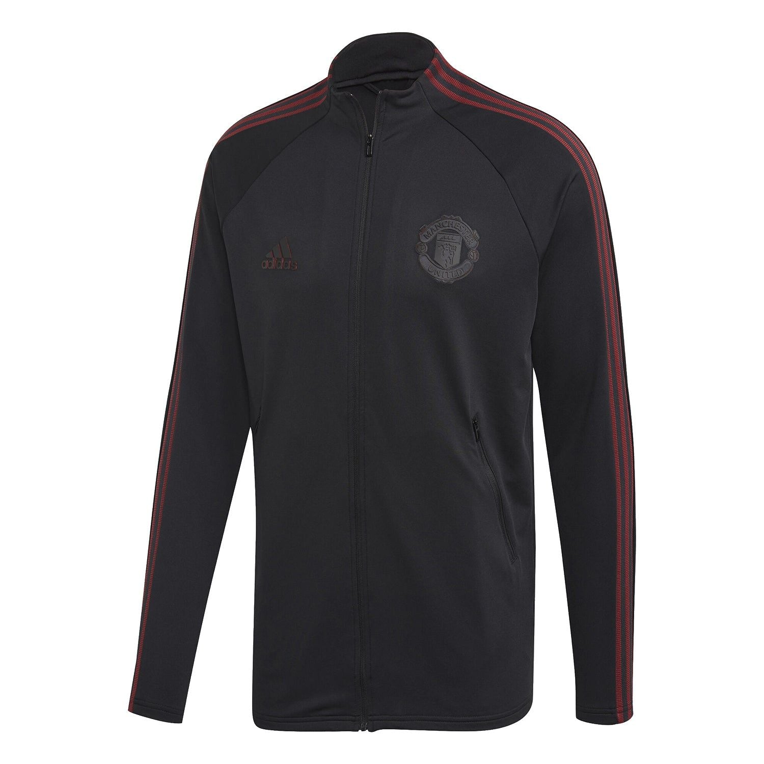 adidas Manchester United Anthem Jacket - Black - ViaductClothing -  -  