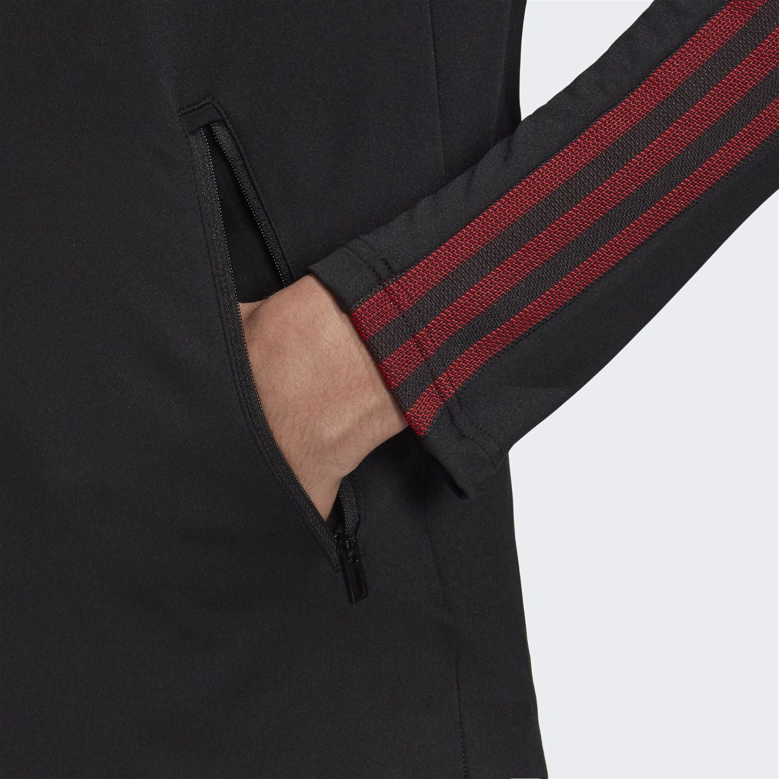 adidas Manchester United Anthem Jacket - Black - ViaductClothing -  -  