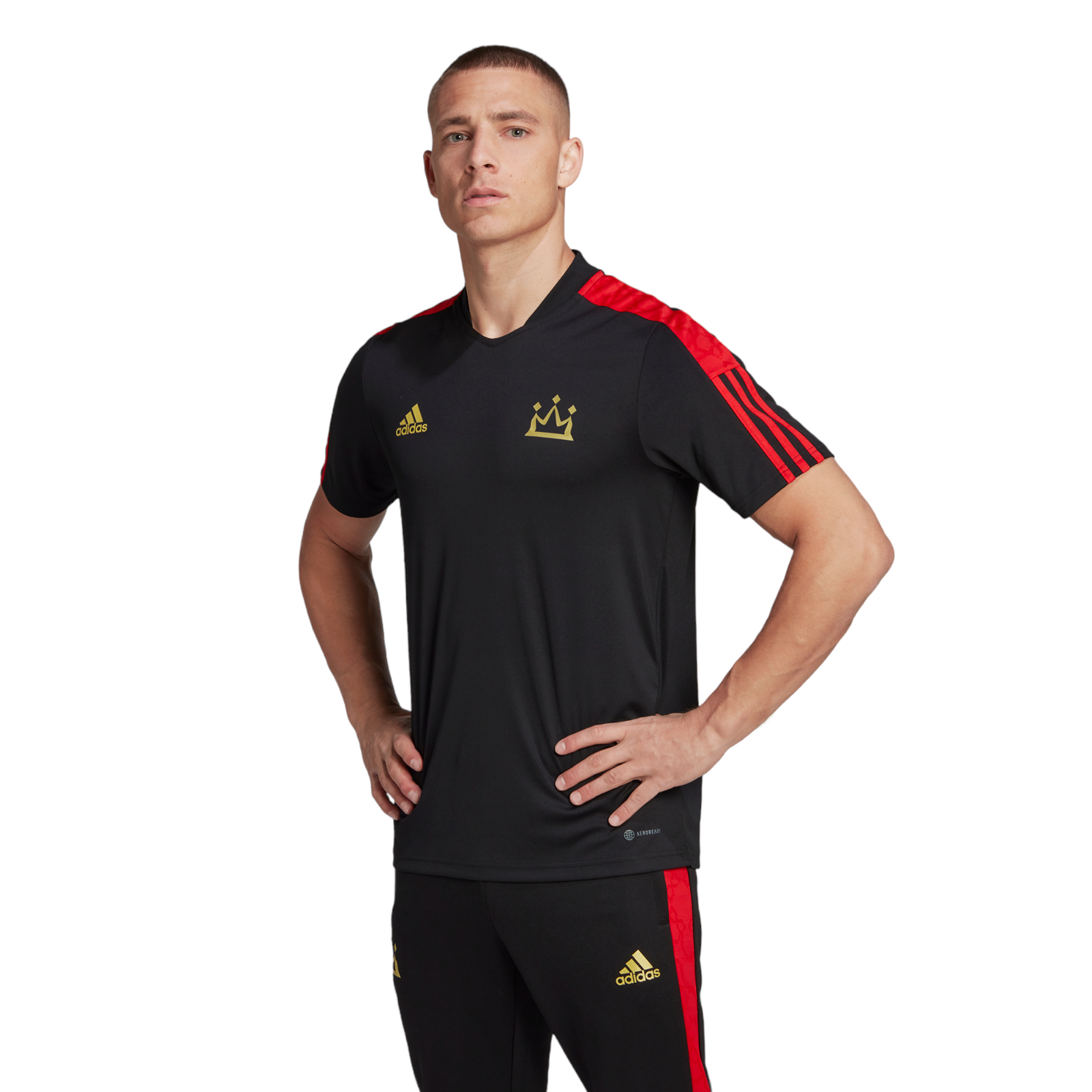 adidas Mo Salah Football Jersey - Black - ViaductClothing -  -  