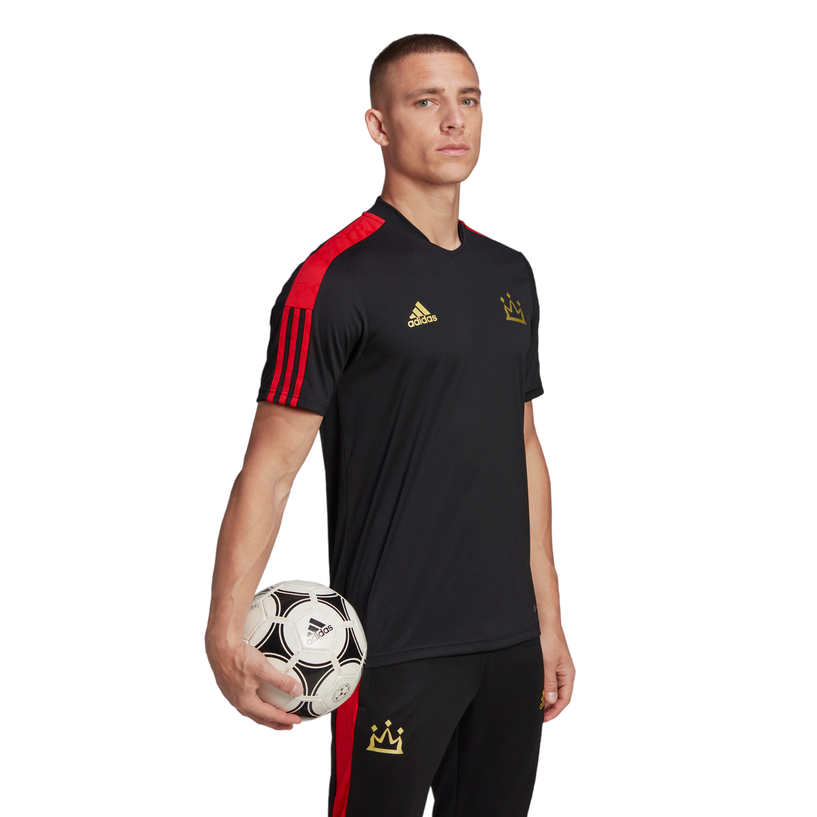 adidas Mo Salah Football Jersey - Black - ViaductClothing -  -  