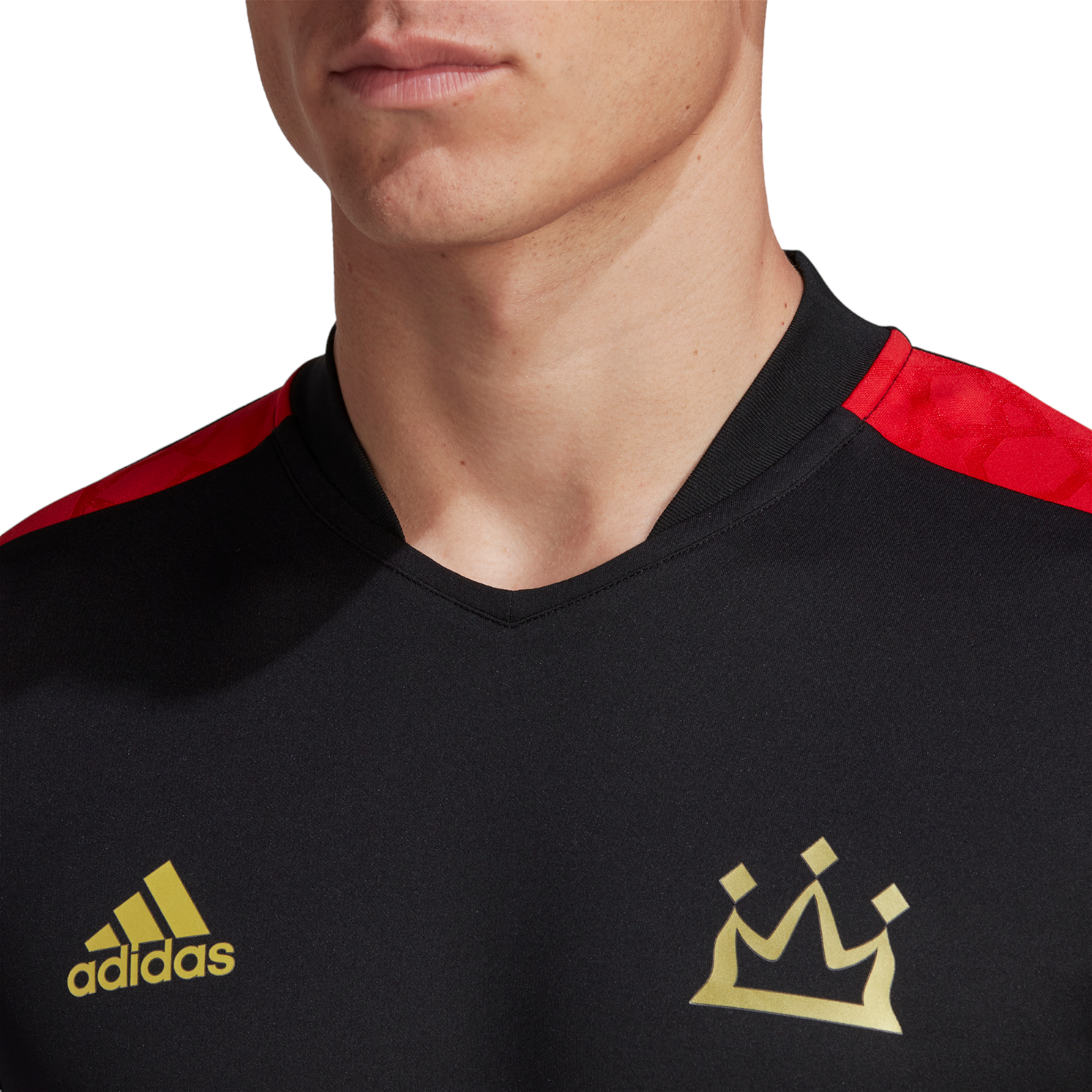 adidas Mo Salah Football Jersey - Black - ViaductClothing -  -  