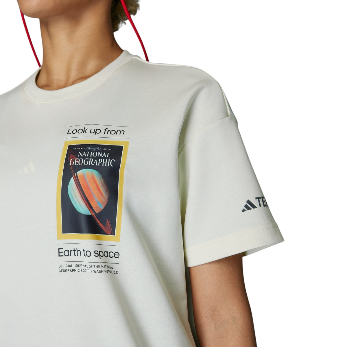 adidas Terrex National Geographic UF AEROREADY Graphic T-shirt - Beige