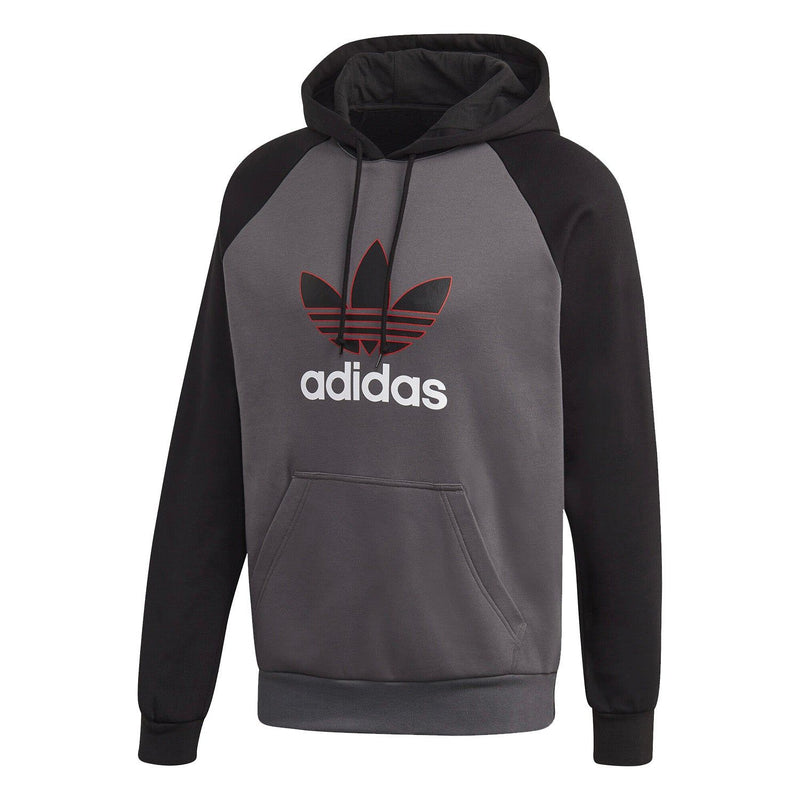 adidas Originals 2.0 Linear Overhead Hoodie - Grey - ViaductClothing -  -  