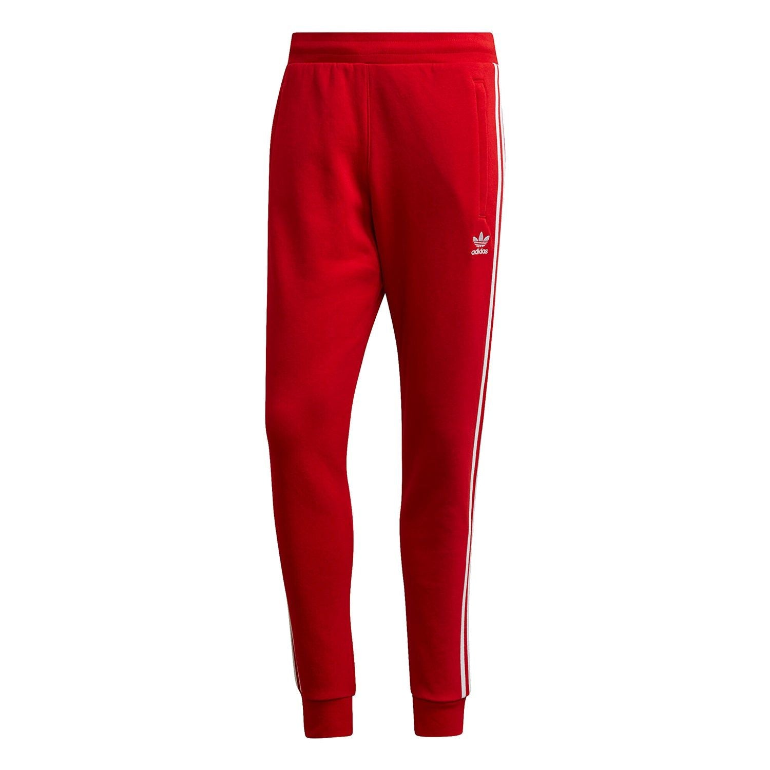 adidas Originals 3-Stripe Joggers - Scarlet - ViaductClothing -  -  