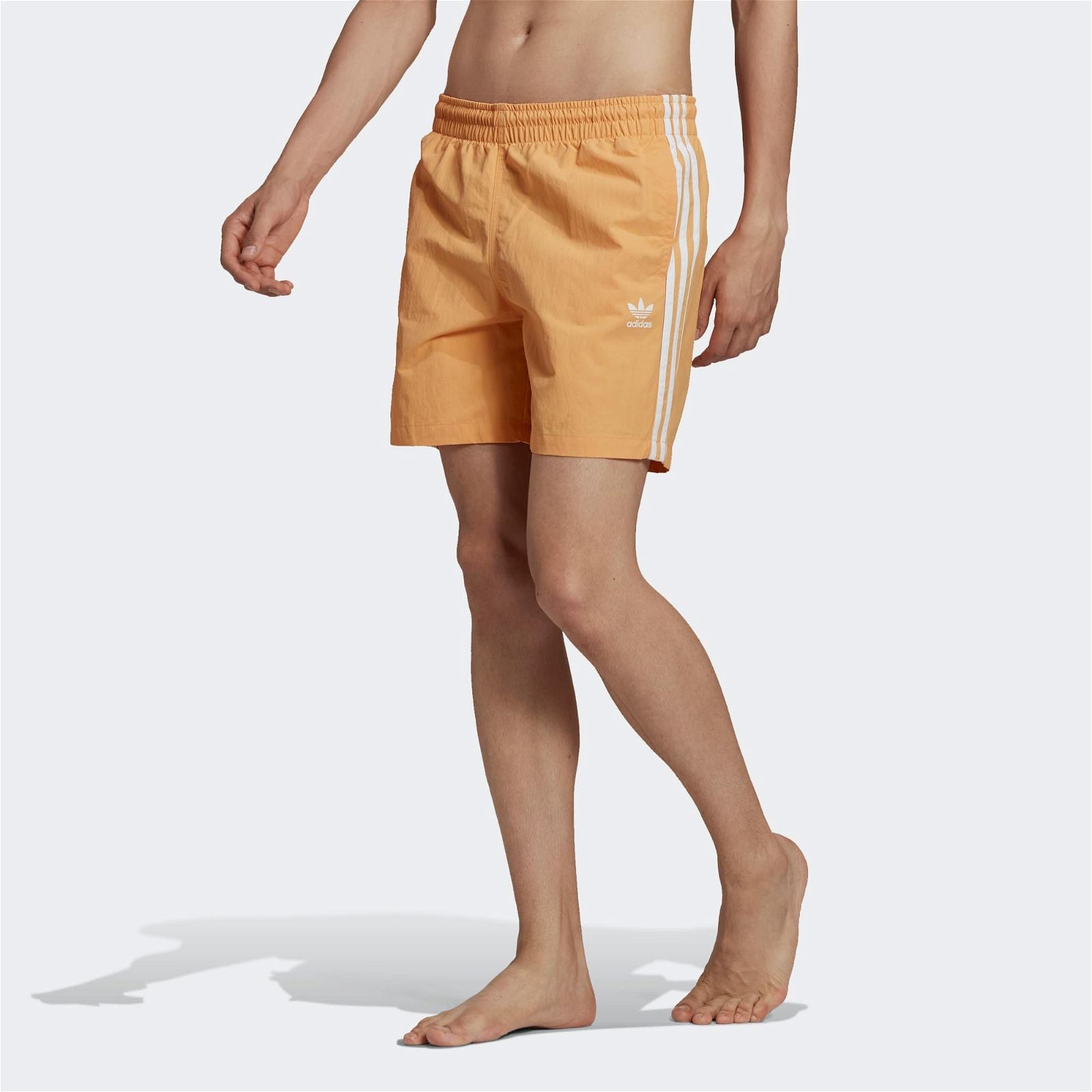 Orange adidas swim shorts sales
