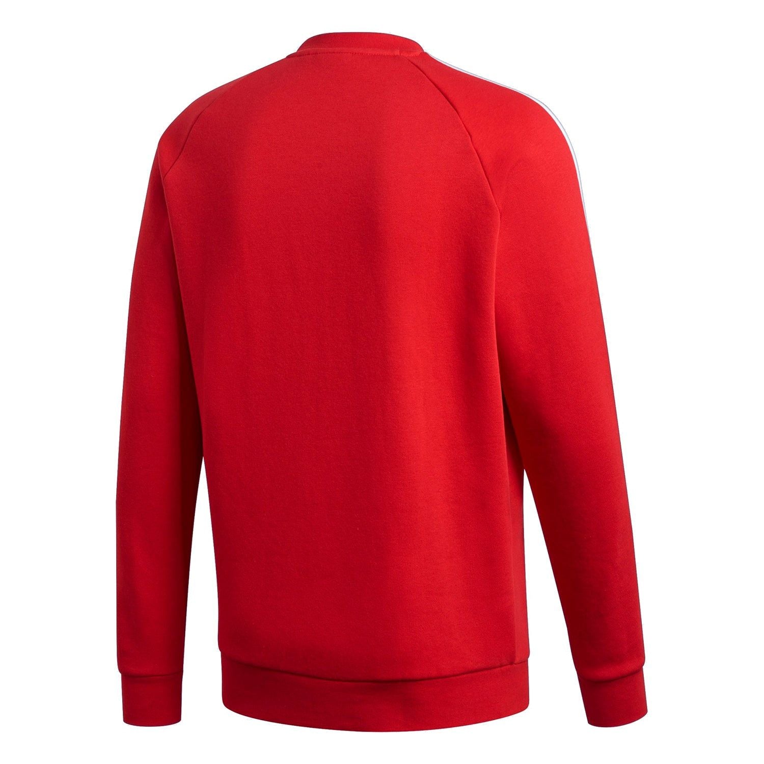 adidas Originals 3-Stripes Crewneck Sweatshirt - Red - ViaductClothing -  -  