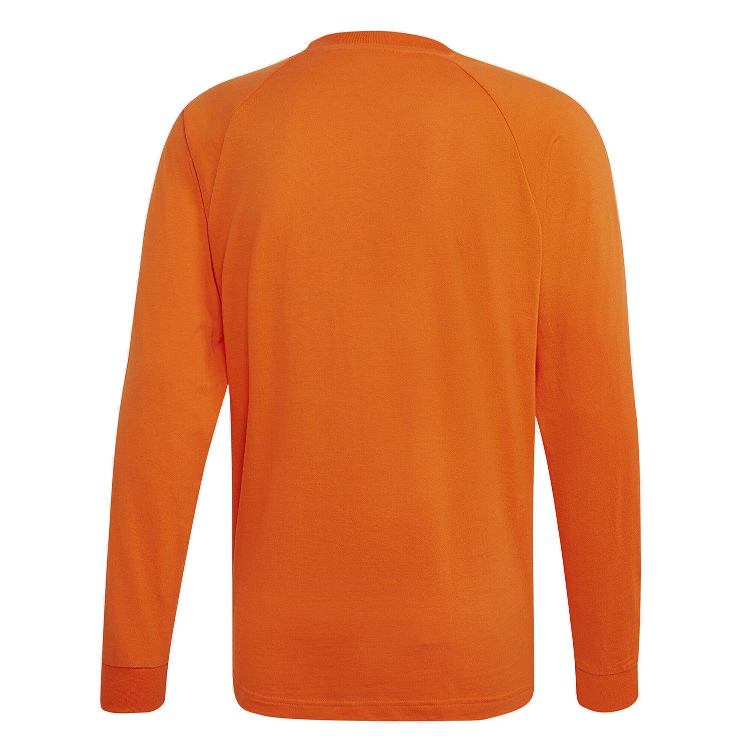 adidas Originals 3-Stripes Long Sleeve T Shirt - Orange - ViaductClothing -  -  