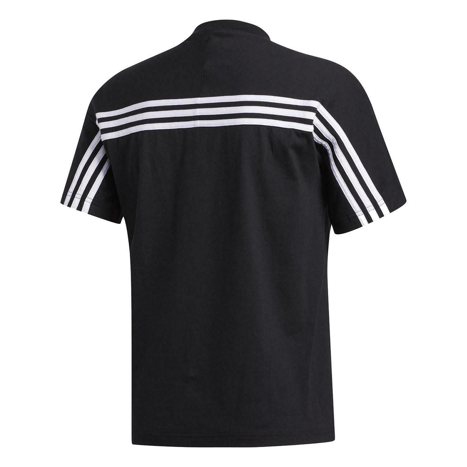 adidas Originals 3-Stripes T-Shirt - Black - ViaductClothing -  -  
