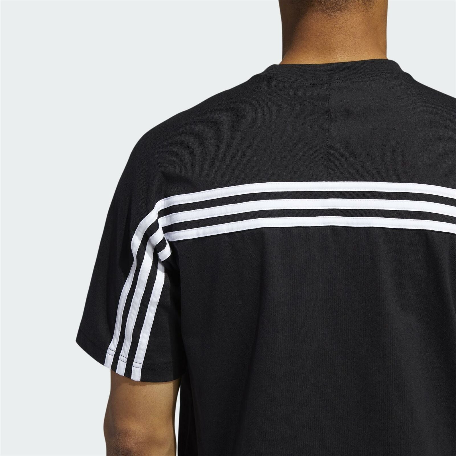 adidas Originals 3-Stripes T-Shirt - Black - ViaductClothing -  -  