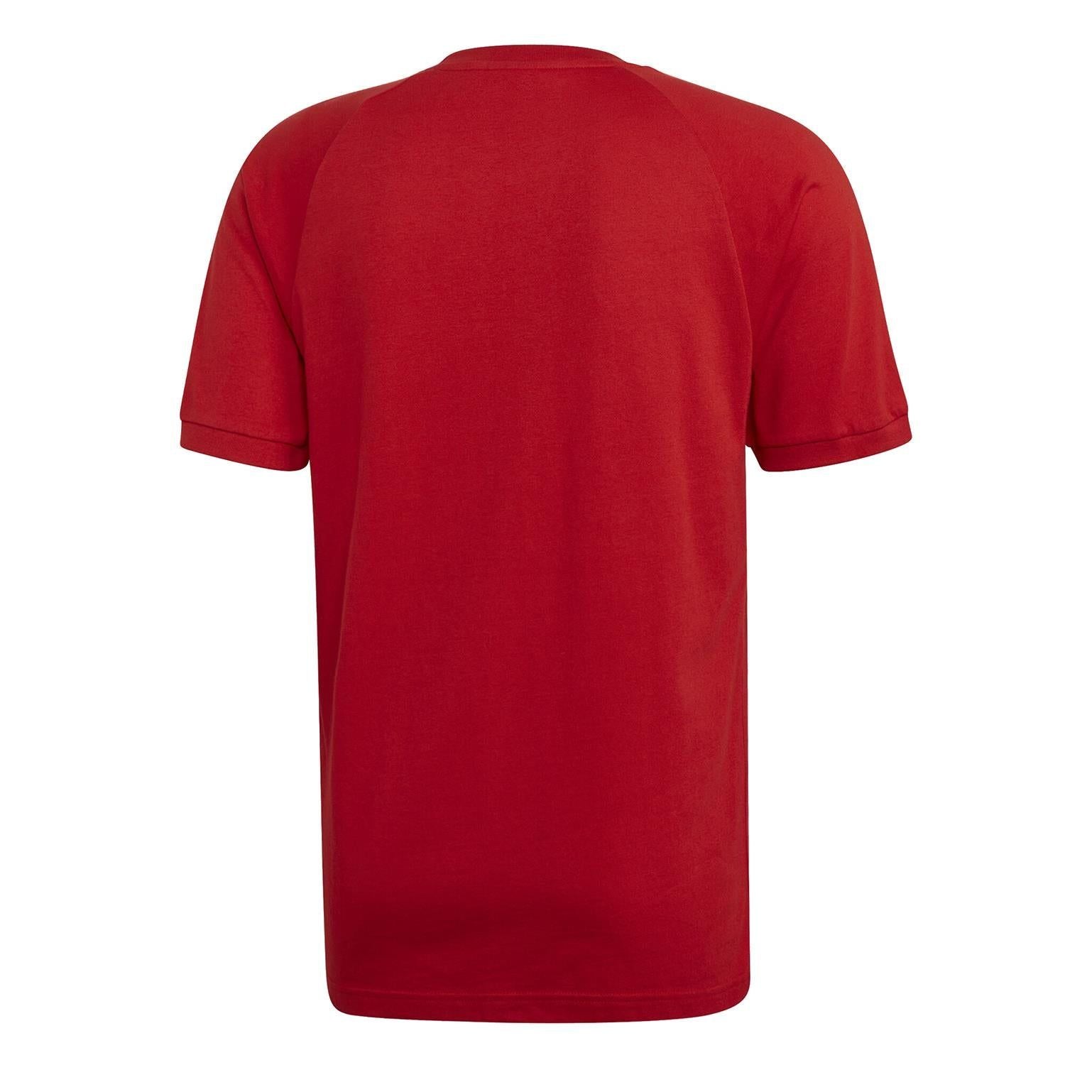 adidas Originals 3-Stripes T-Shirt - Scarlet - ViaductClothing -  -  