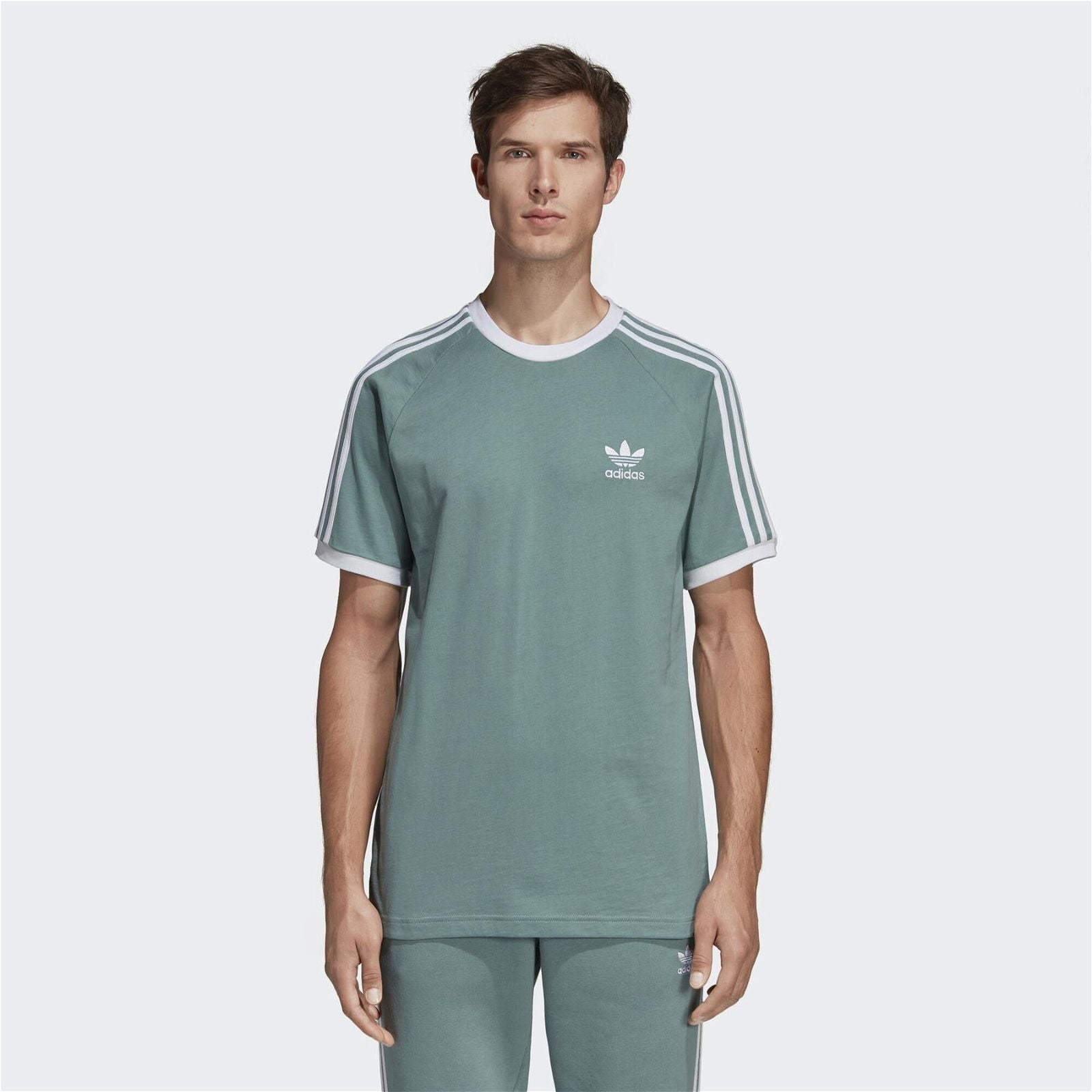 adidas Originals 3-Stripes Tee - Green - ViaductClothing -  -  