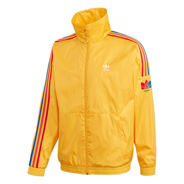 Yellow jacket adidas sale