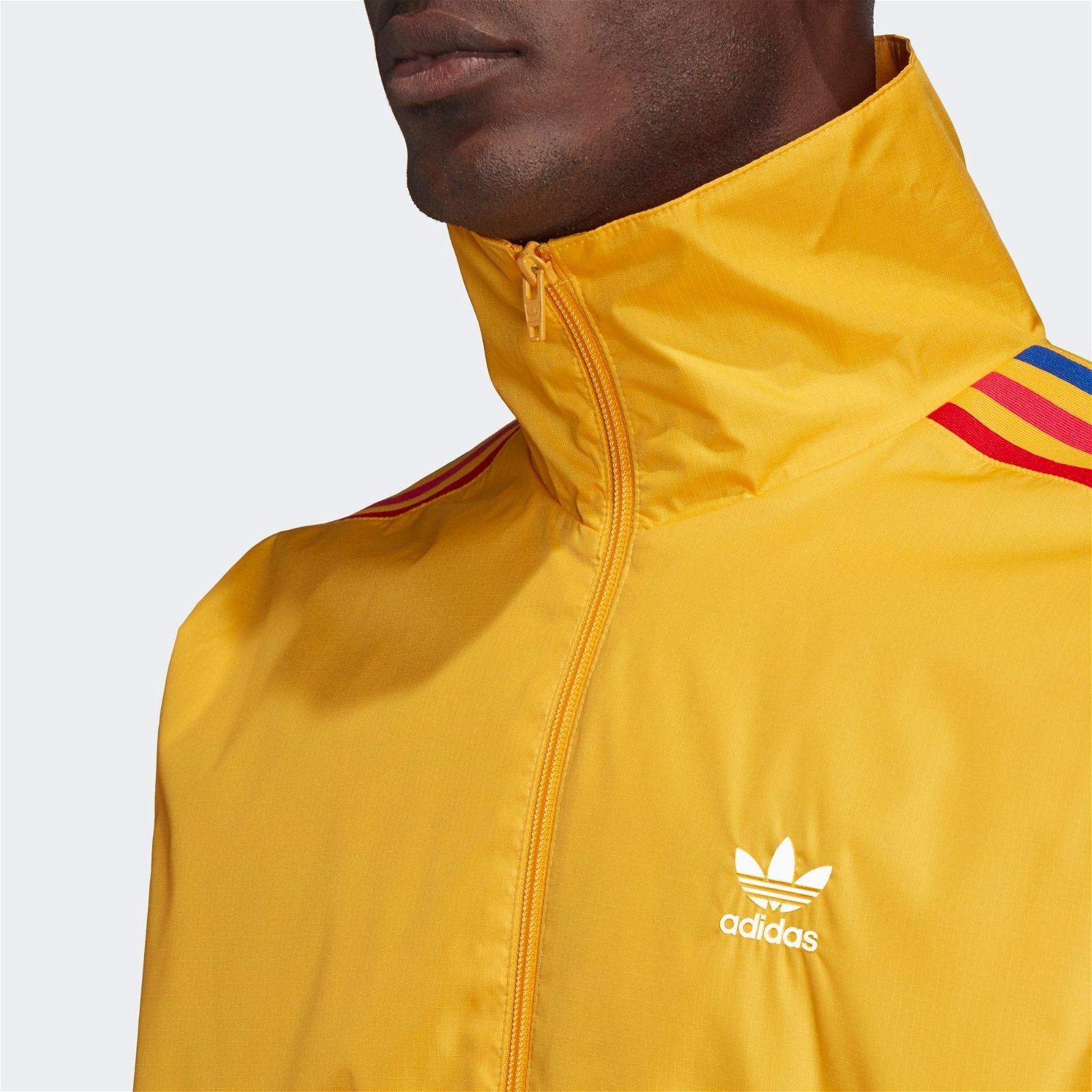 adidas Originals 3D Trefoil 3-Stripes Track Jacket - Yellow - ViaductClothing -  -  