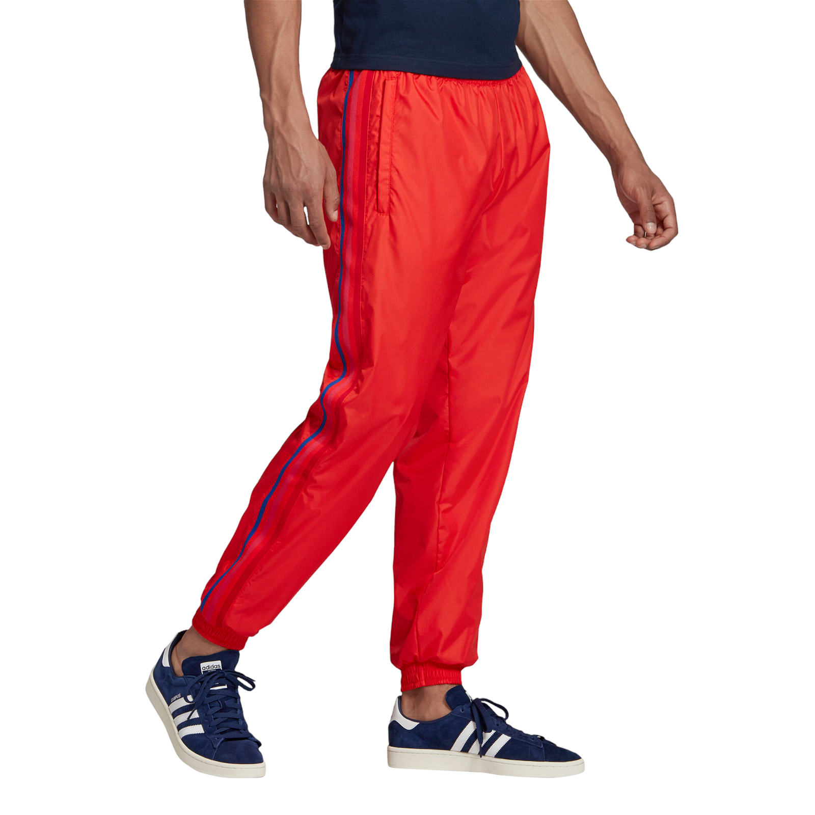 adidas Originals 3D Trefoil 3 Stripes Track Pants Red GE6249 ViaductClothing