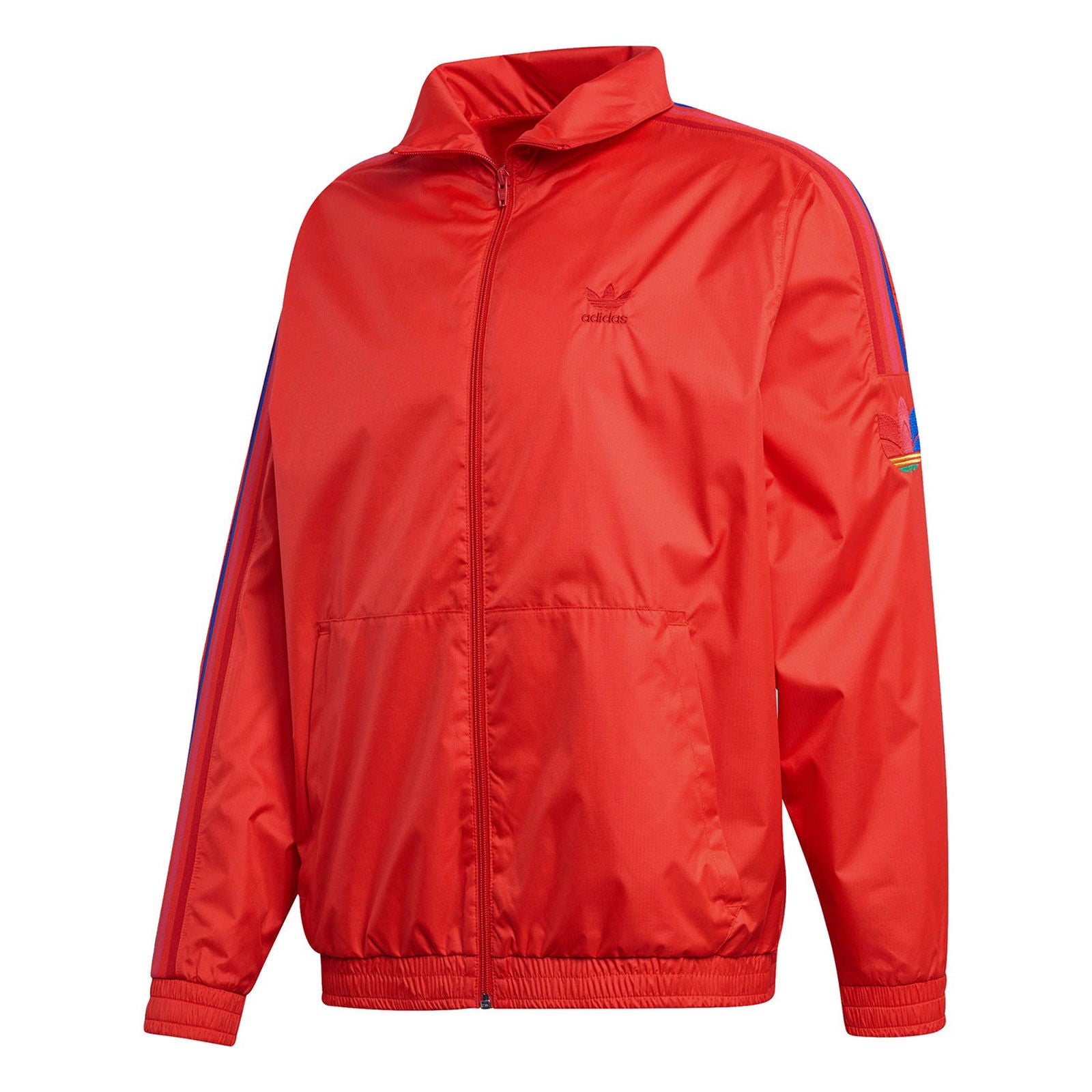 adidas Originals 3D Trefoil 3-Stripes Track Top - Red - ViaductClothing -  -  
