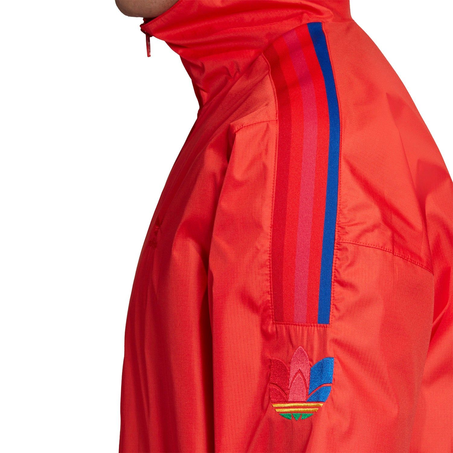 adidas Originals 3D Trefoil 3-Stripes Track Top - Red - ViaductClothing -  -  