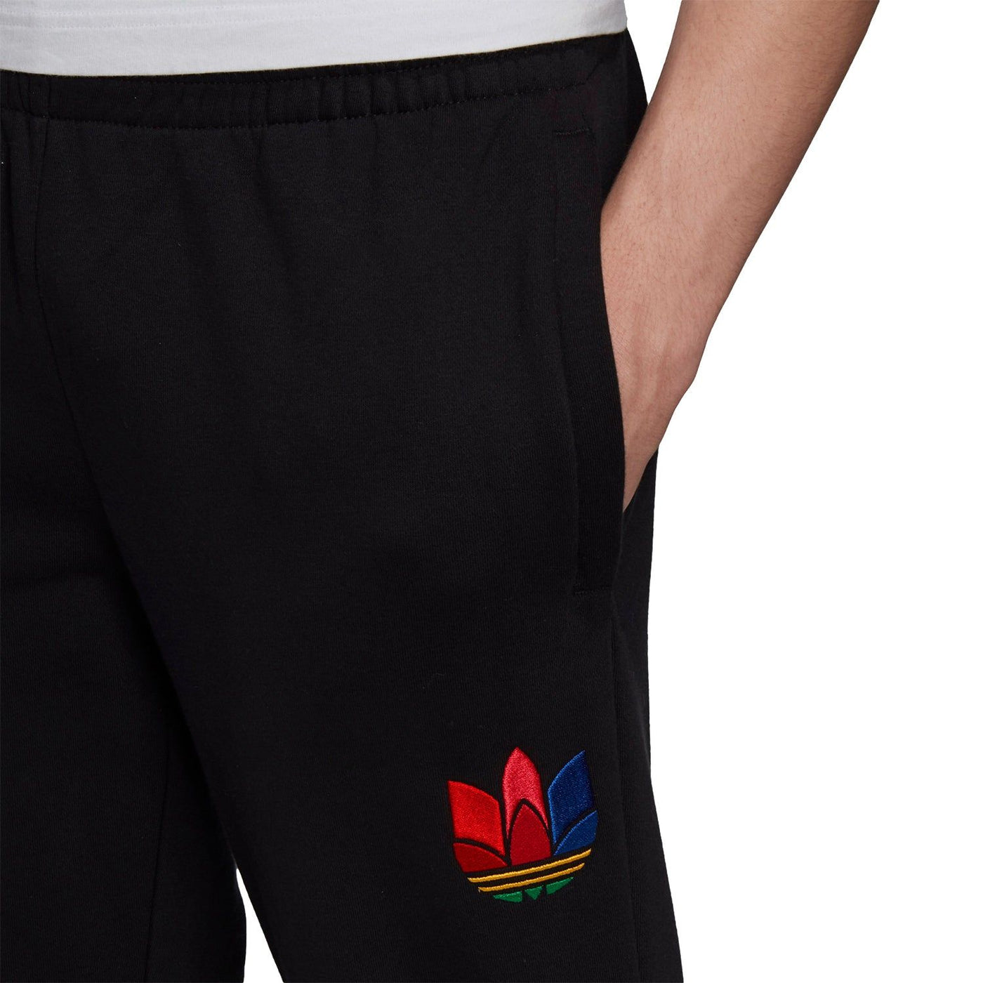 adidas Originals 3D Trefoil Graphic Sweat Joggers Black GE0806 ViaductClothing