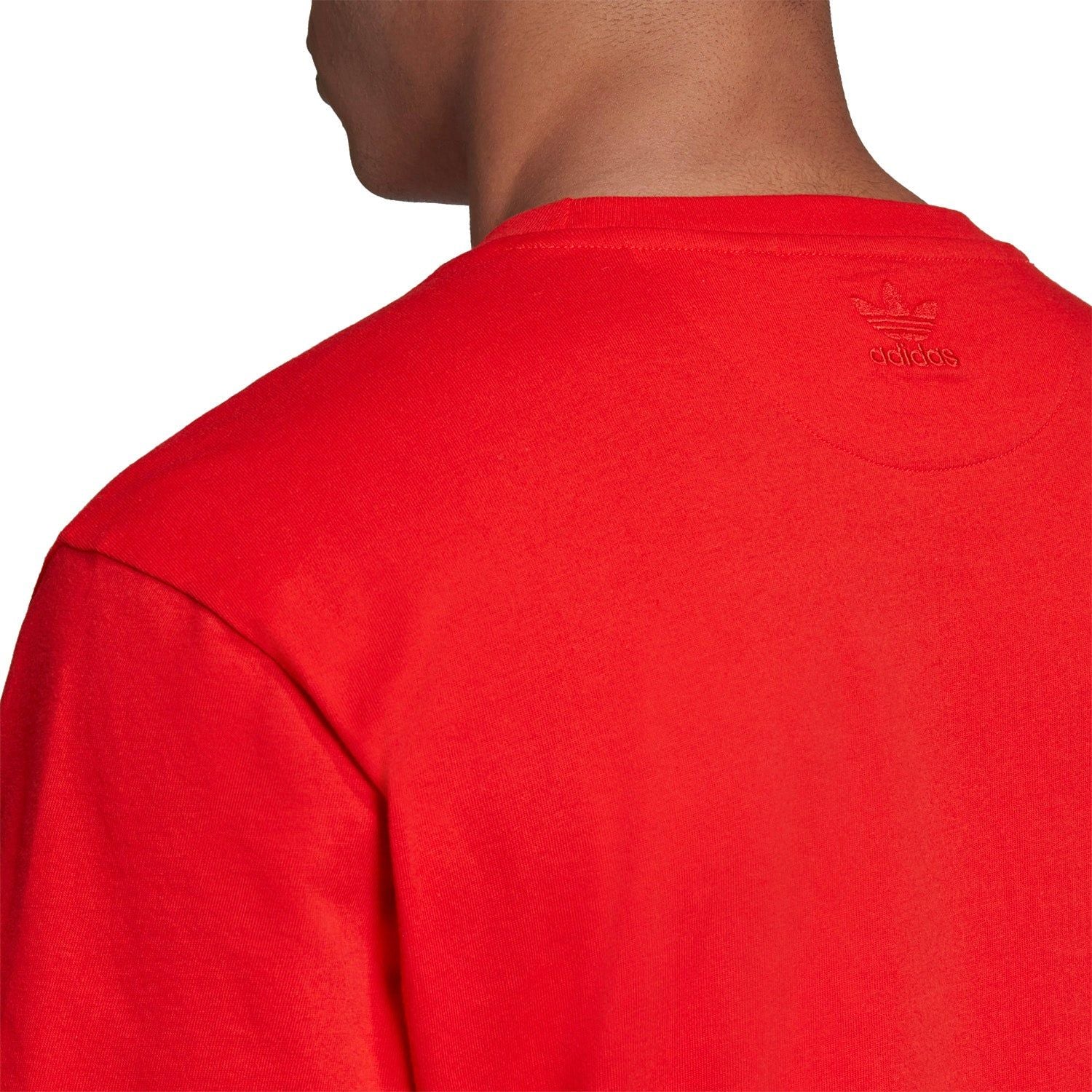 adidas Originals 3D Trefoil Graphic Tee - Red - ViaductClothing -  -  