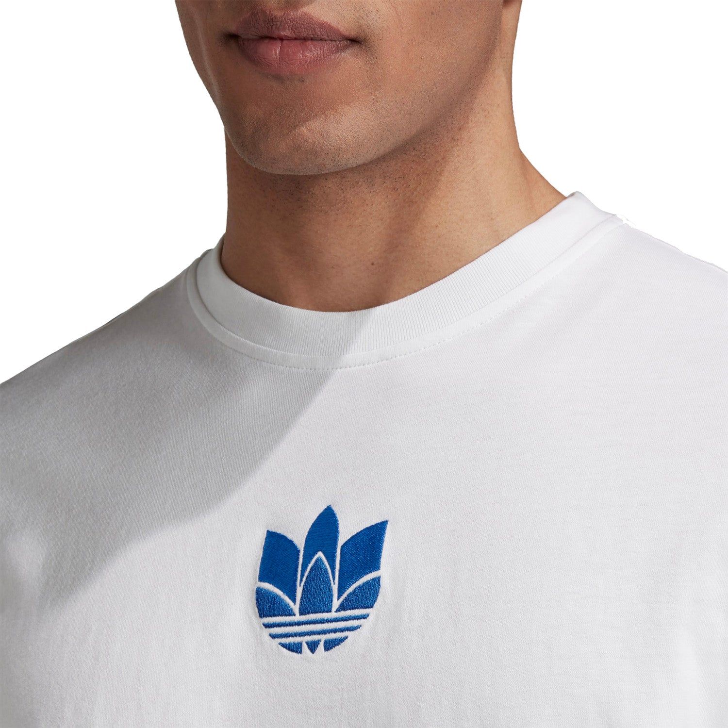 adidas Originals 3D Trefoil Graphic Tee - White - ViaductClothing -  -  