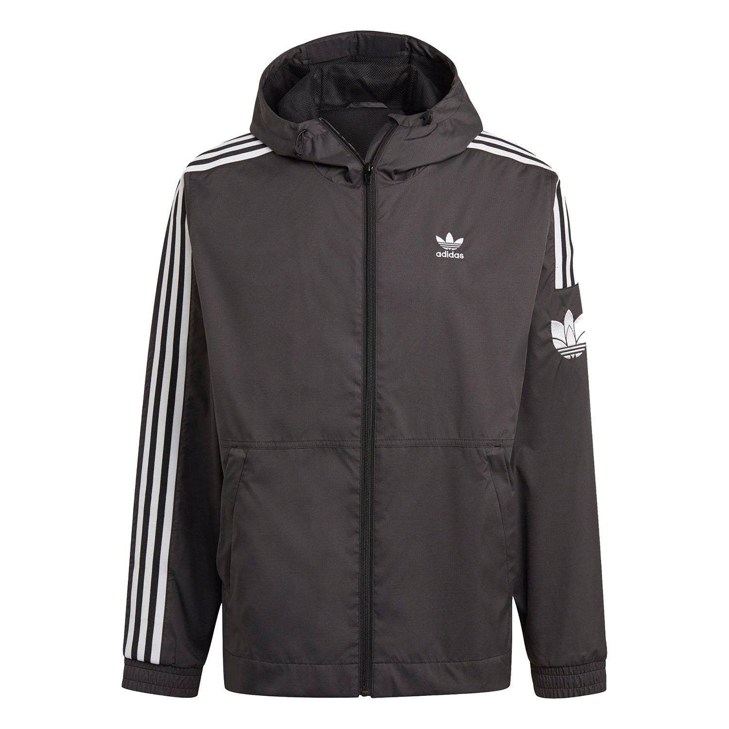 adidas Originals 3D Trefoil Windbreaker - Black - ViaductClothing -  -  