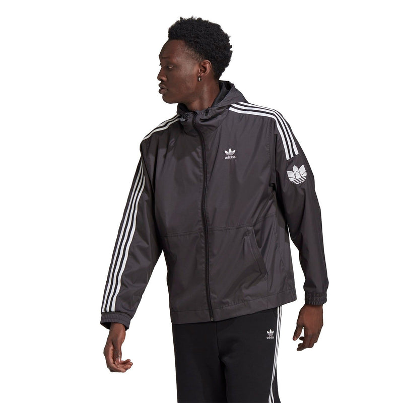 Adidas originals repeating trefoil windbreaker online