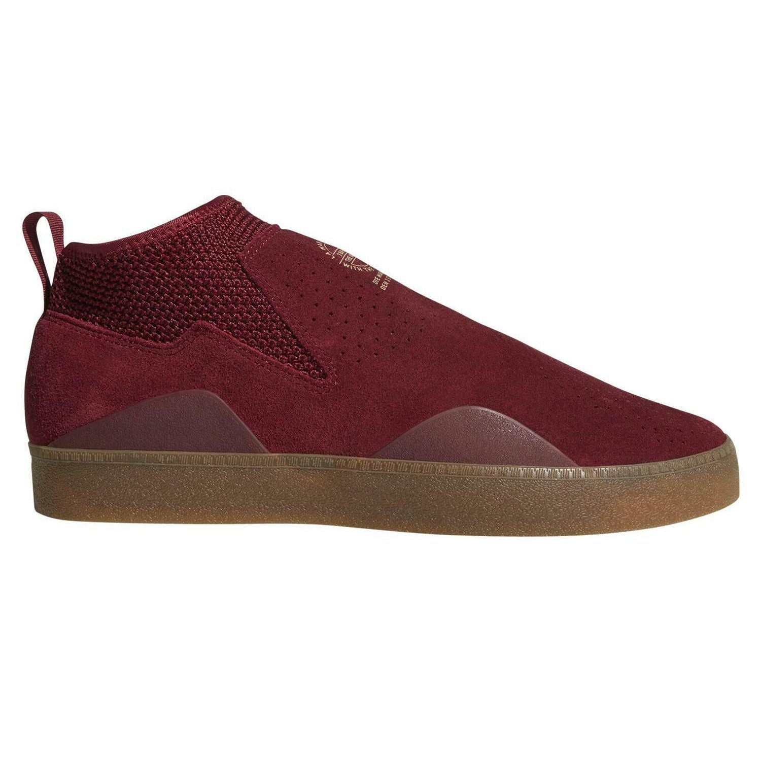 adidas Originals 3ST.002 Trainers - Collegiate Burgundy - ViaductClothing -  -  