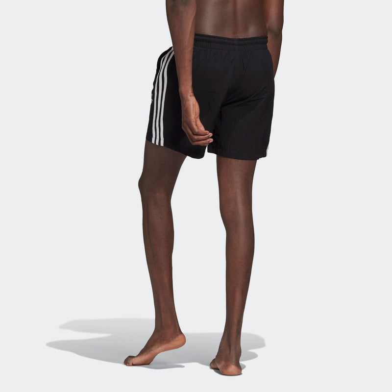 adidas Originals 3 Stripe Swim Short - Black - ViaductClothing -  -  
