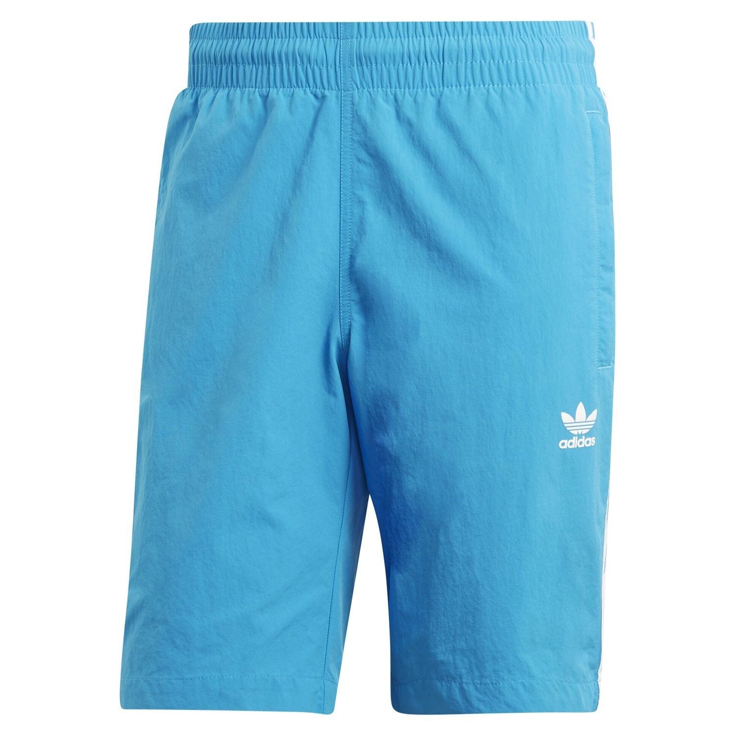 adidas Originals 3 Stripes Swim Shorts - Blue - ViaductClothing -  -  