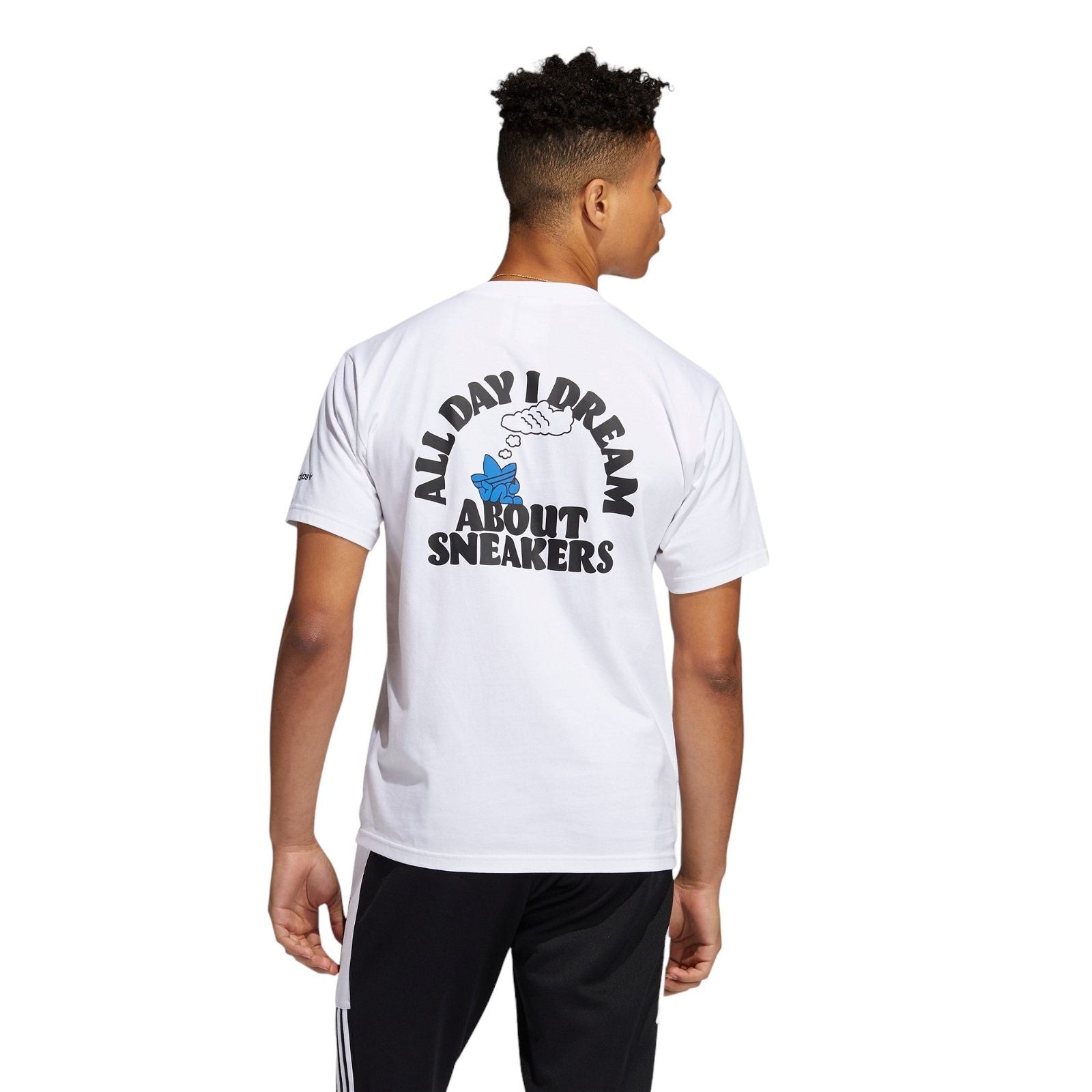 adidas Originals A.D.I.D.A.S. Graphic T-Shirt - White - ViaductClothing -  -  