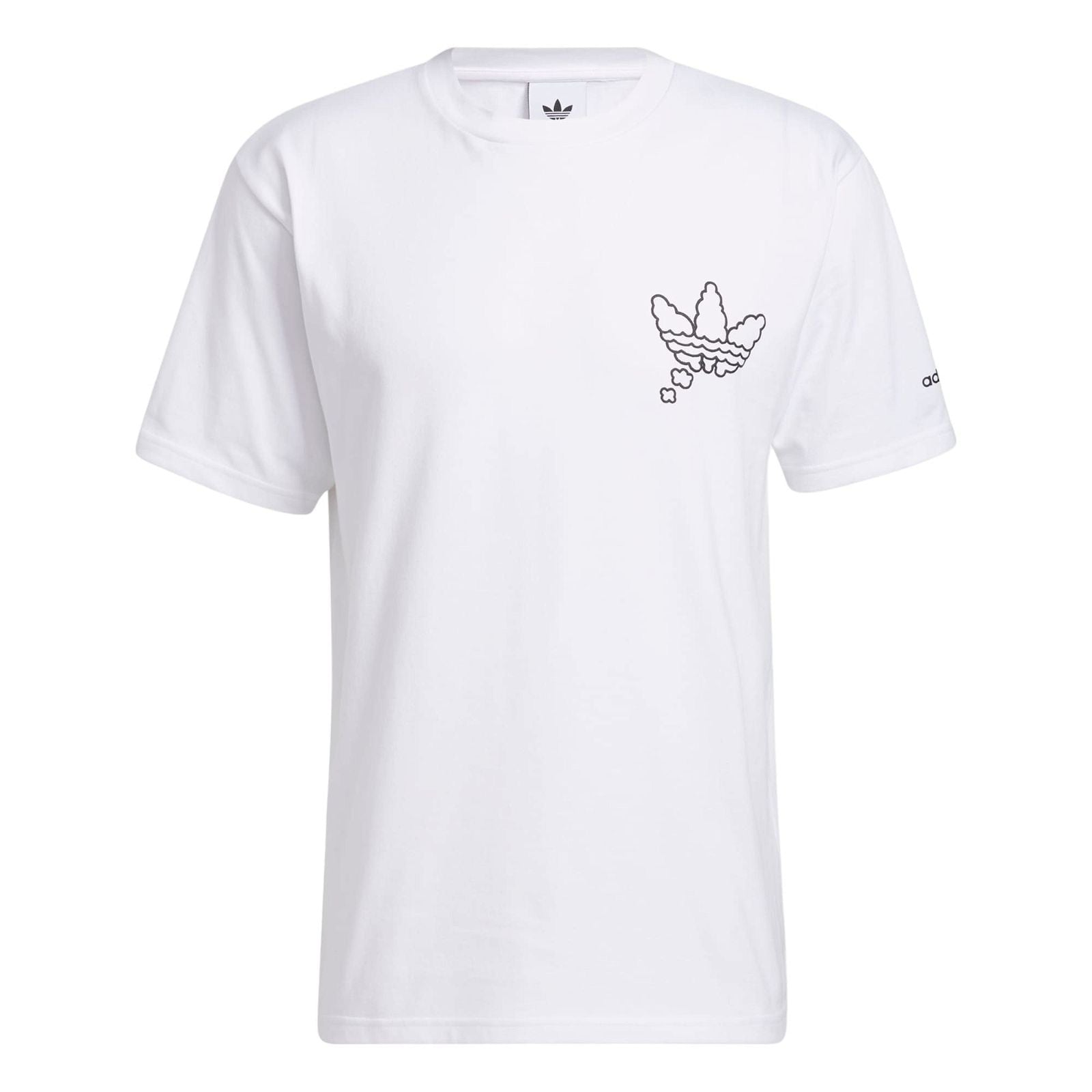adidas Originals A.D.I.D.A.S. Graphic T-Shirt - White - ViaductClothing -  -  