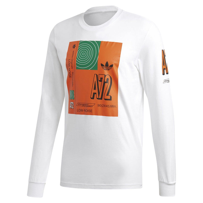 adidas Originals A72 T Shirt - White - ViaductClothing -  -  