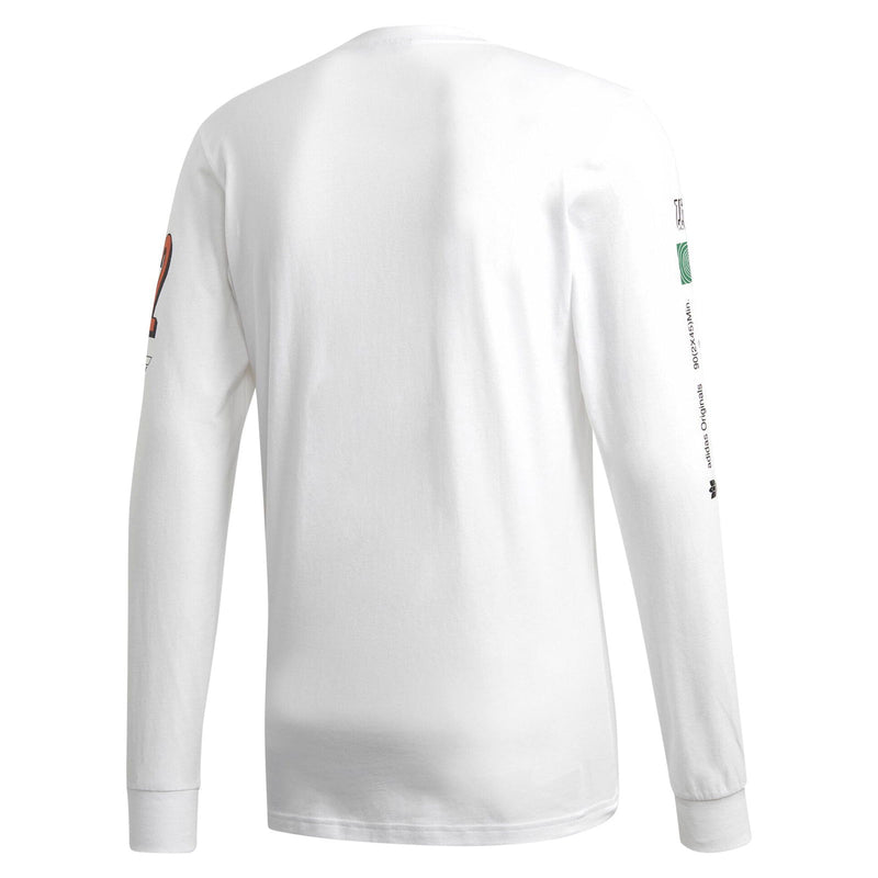 adidas Originals A72 T Shirt - White - ViaductClothing -  -  