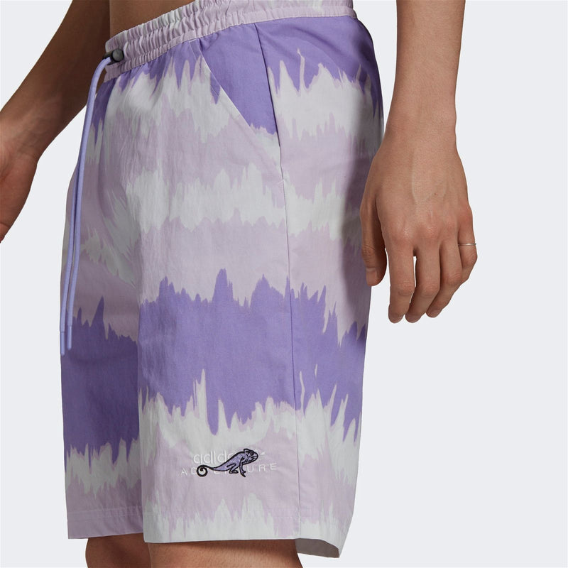 adidas Originals ADV Adventure Archive AOP Shorts - Purple - ViaductClothing -  -  