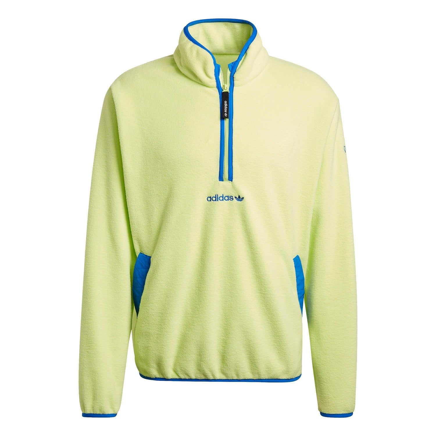 adidas Originals ADV Adventure Half Zip Fleece - Semi Frozen Yellow - ViaductClothing -  -  