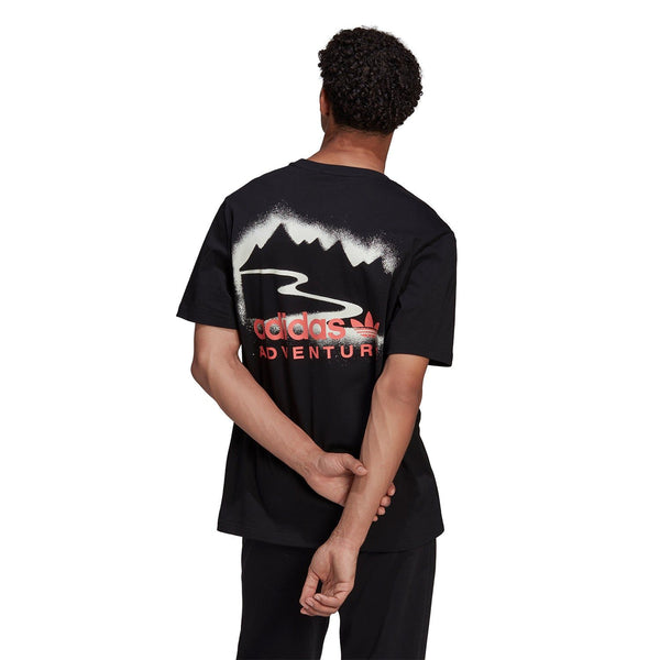 adidas Originals ADV Adventure Mountain Spray Tee - Black - ViaductClothing -  -  