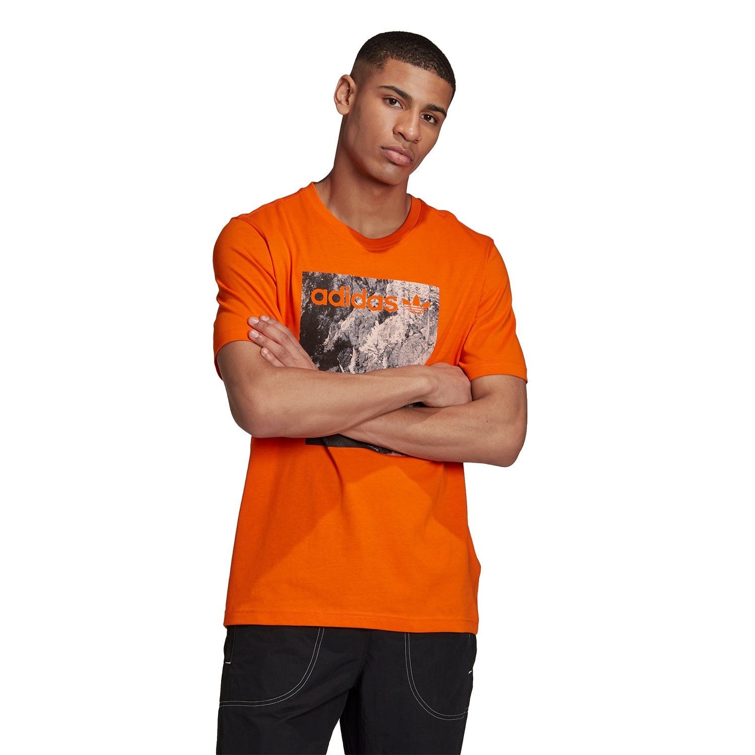 adidas Originals ADV Adventure T-Shirt - Orange - ViaductClothing -  -  