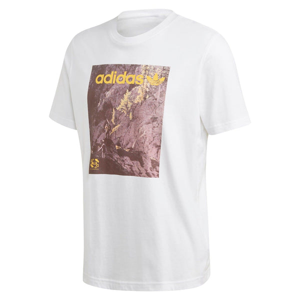 adidas Originals ADV Adventure T Shirt - White - ViaductClothing -  -  