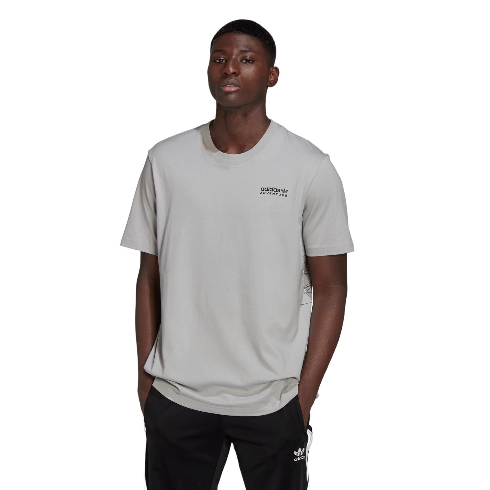 adidas Originals ADV Mountain T-Shirt - Grey Two - ViaductClothing -  -  