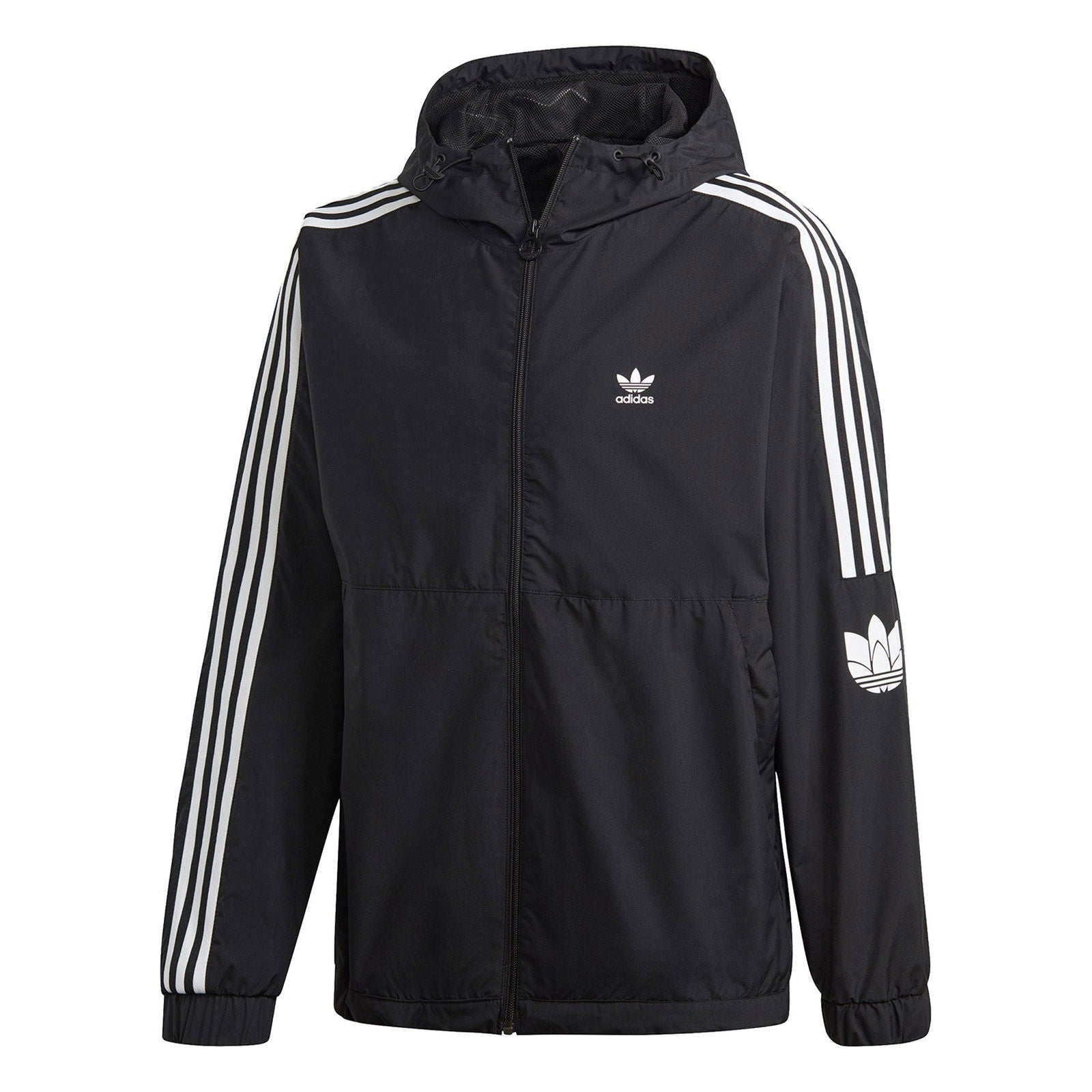 adidas Originals Adicolor 3D Trefoil Windbreaker -  Black - ViaductClothing -  -  