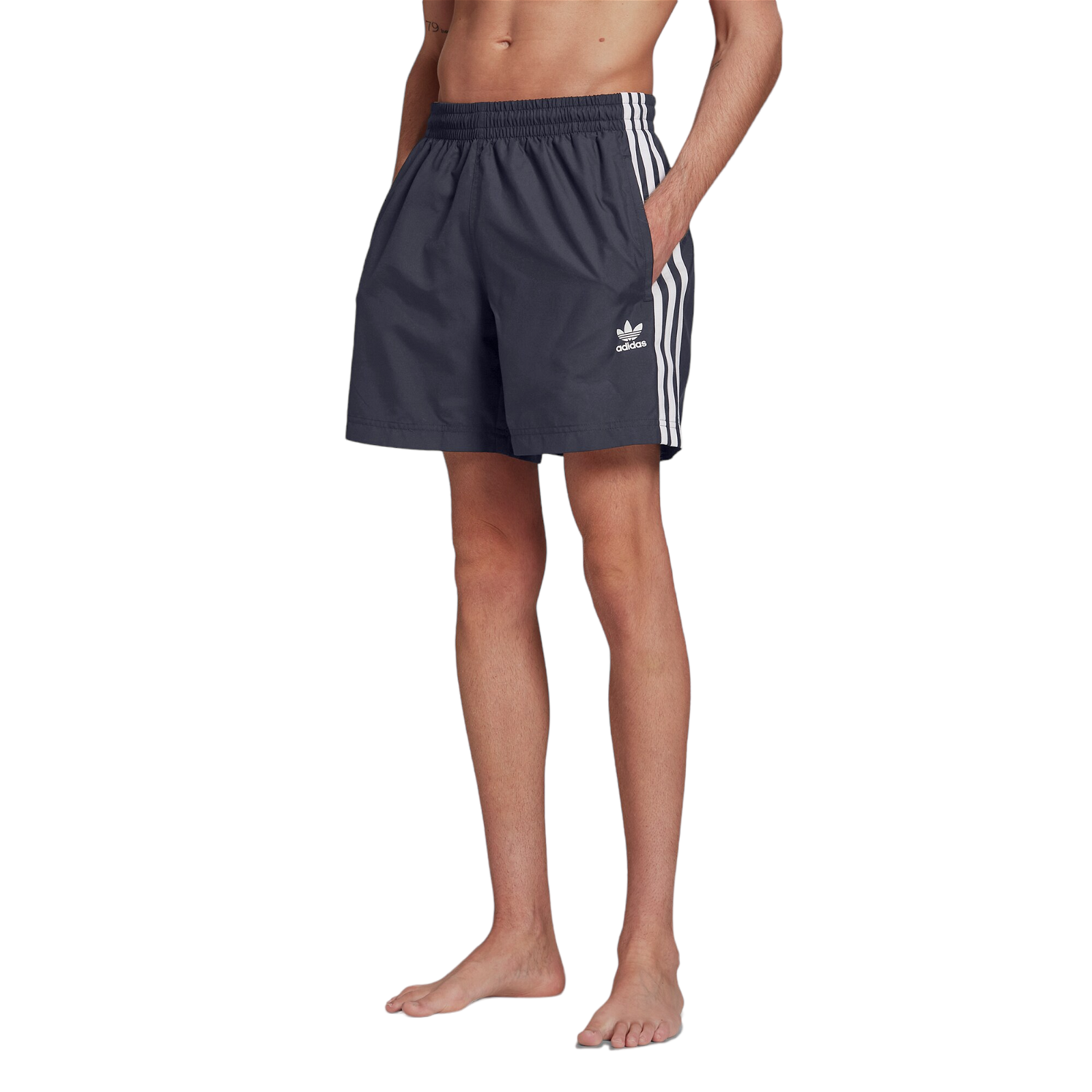 adidas Originals Adicolor Classics 3-Stripes Swim Shorts - Shadow Navy - ViaductClothing -  -  
