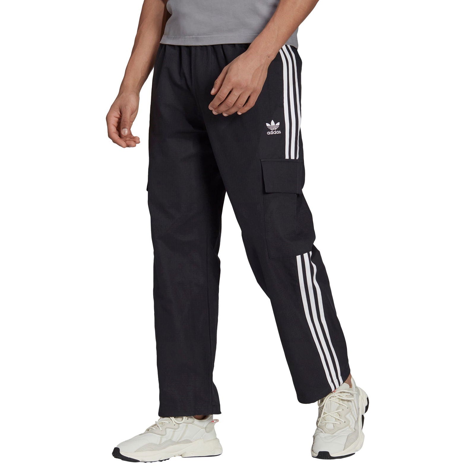 adidas Originals Adicolor Classics 3 Stripes Cargo Pants - Black - ViaductClothing -  -  