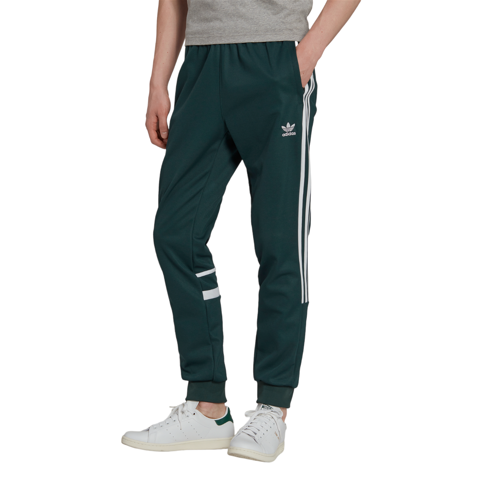 adidas Originals Adicolor Classics Cut Line Track Pants - Mineral Green - ViaductClothing -  -  