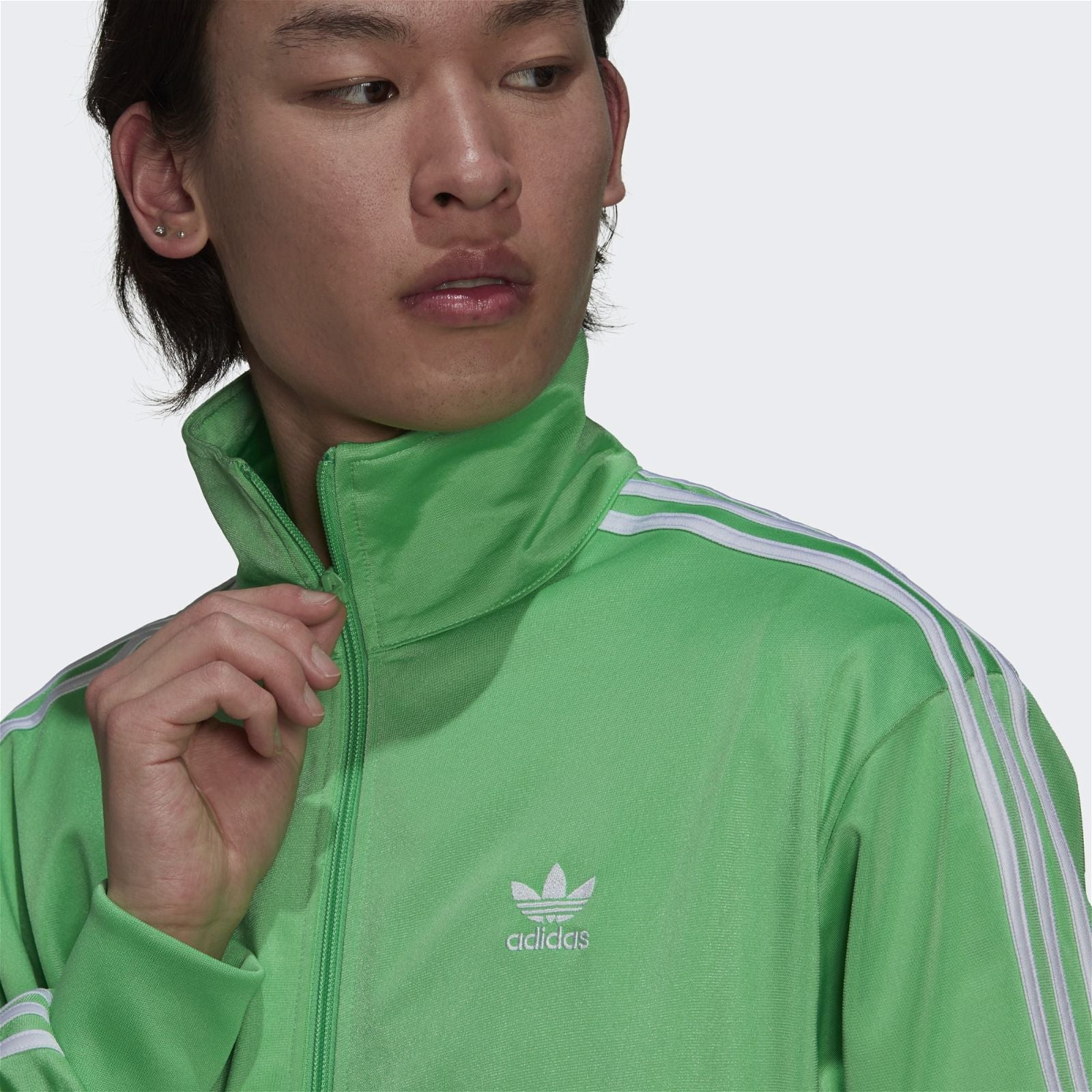 adidas Originals Adicolor Classics Firebird Track Jacket Green H06717 ViaductClothing
