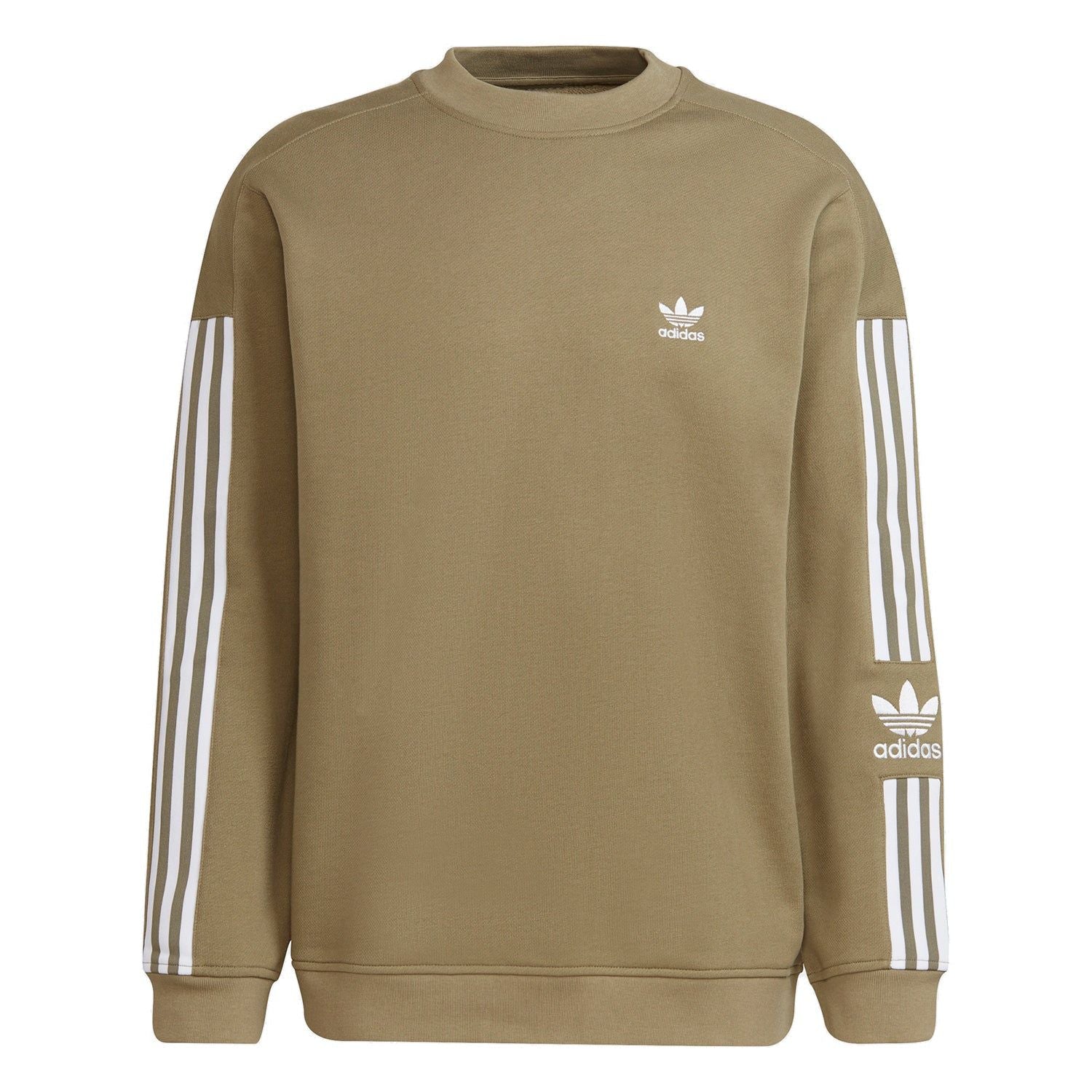 adidas Originals Adicolor Classics Lock-Up Trefoil Crewneck - Orbit Green - ViaductClothing -  -  