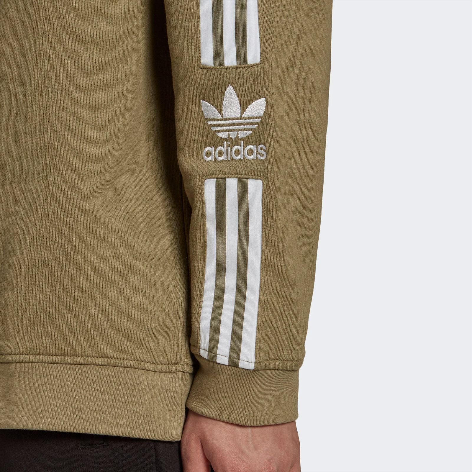 adidas Originals Adicolor Classics Lock-Up Trefoil Crewneck - Orbit Green - ViaductClothing -  -  