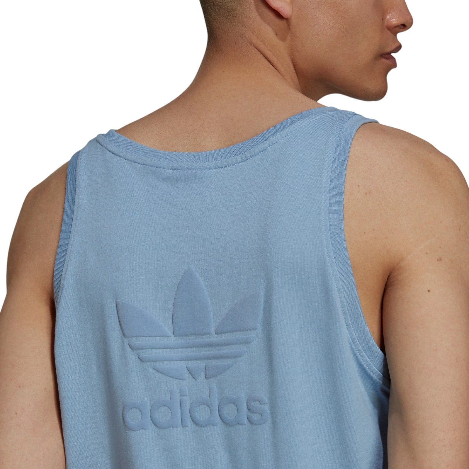adidas Originals Adicolor Classics MM Trefoil Tank Top Ambient Sky ViaductClothing