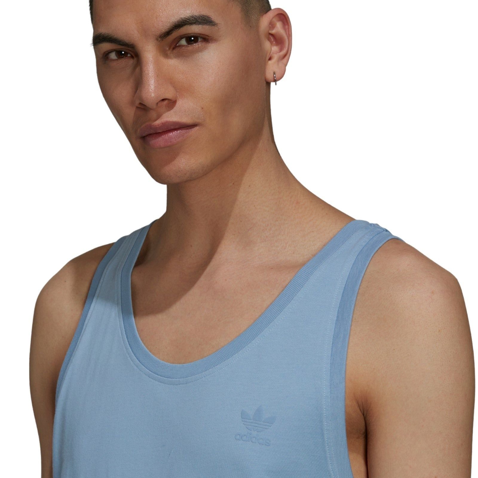 adidas Originals Adicolor Classics MM Trefoil Tank Top - Ambient Sky - ViaductClothing -  -  
