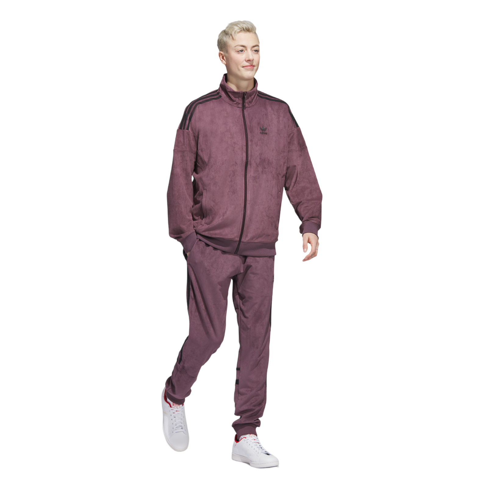 adidas Originals Adicolor Classics Plush Tracksuit Bottoms - Purple - ViaductClothing -  -  