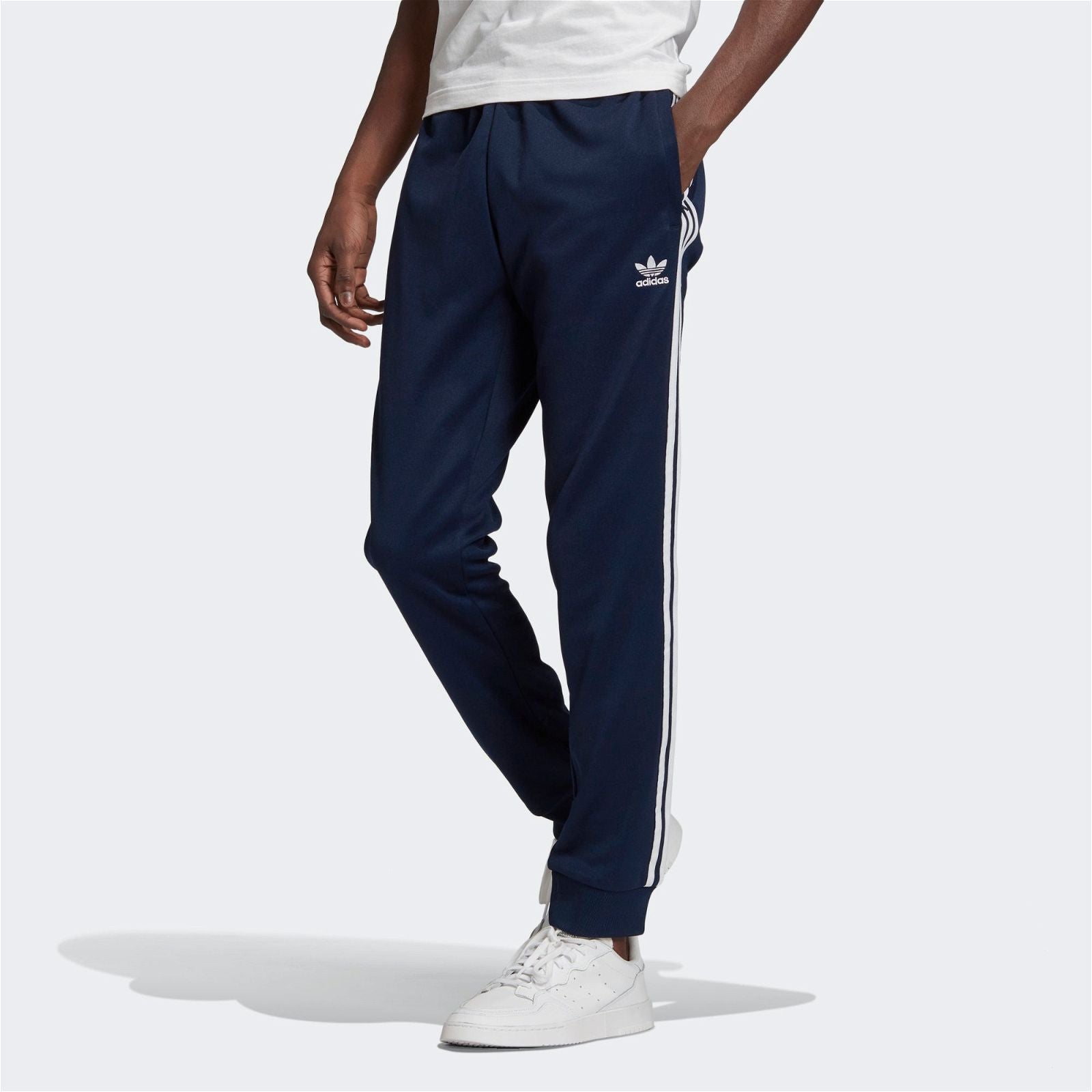 adidas Originals Adicolor Classics Primeblue SST Superstar Track Pants - Navy - ViaductClothing -  -  